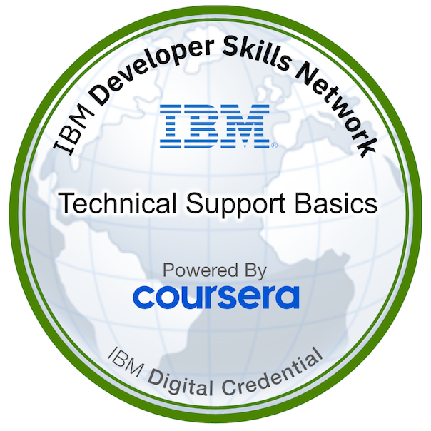IBM Technical Support Basics badge